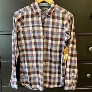 REI flannel button down shirt
